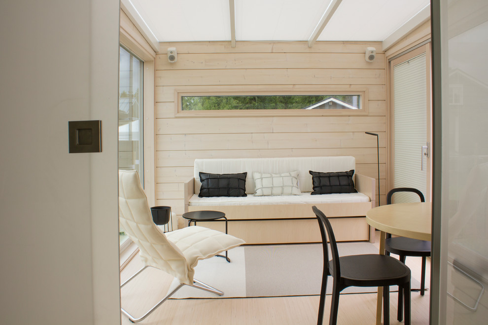 Photo of a scandinavian sunroom in Stockholm.
