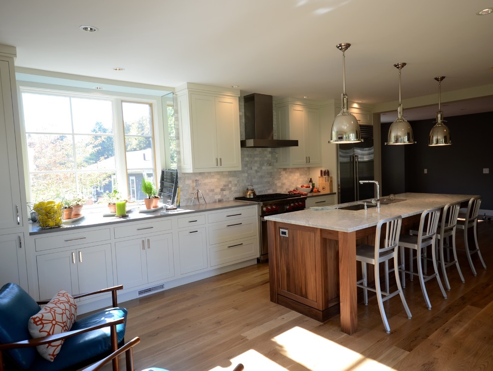 Kitchen - transitional kitchen idea in Boston
