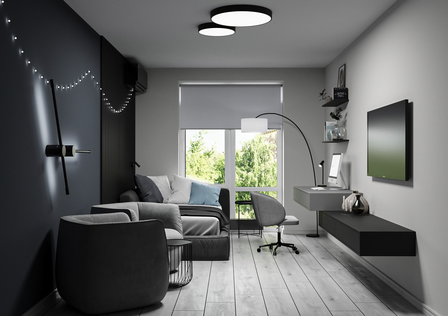 Двухуровневая квартира на Западном.