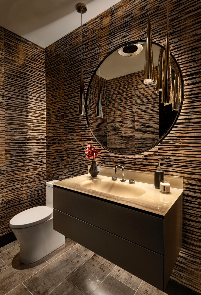 Locke Marsh Powder Room - Contemporary - Powder Room - Boston - by ...