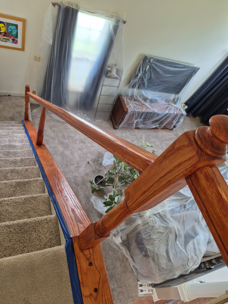 New Hope Kitchen Painting Railings Trim
