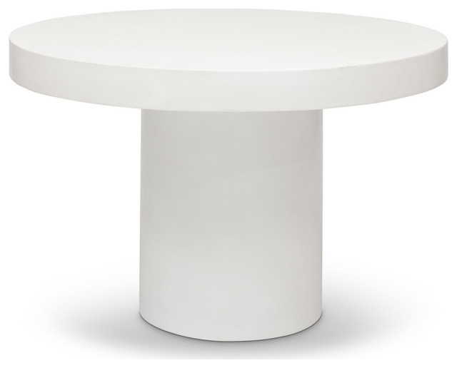 Belisario Dining Table Ivory 59" Modern Dining Tables by Rustic