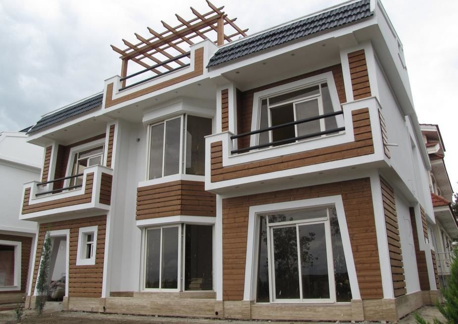 Пример применения сайдинга из термообработанной сосны