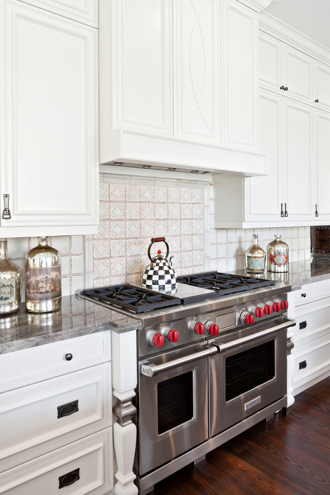 Inspiration for a transitional kitchen remodel in Miami