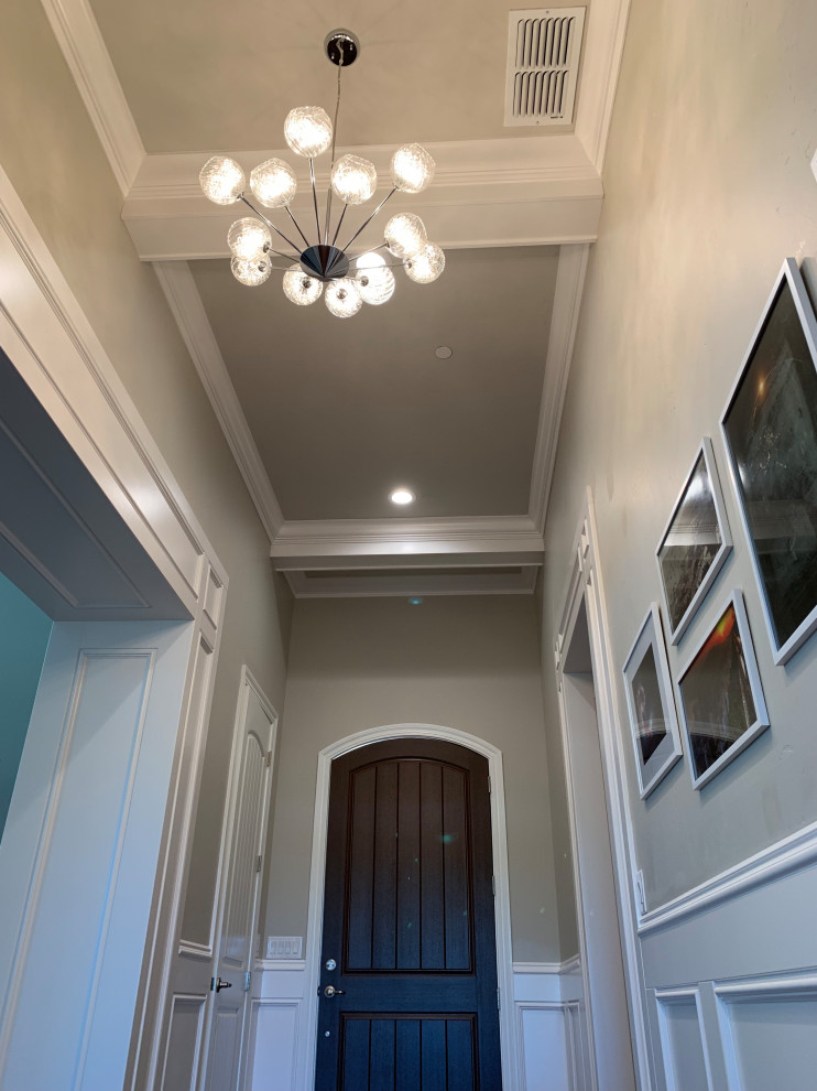 Wainscoting panels and Coffered Ceilings