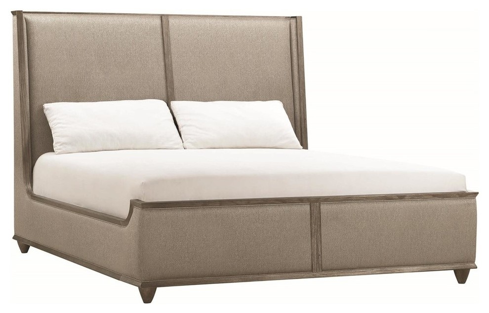 Emma Mason Signature Strike Amethyst Queen Upholstered Platform Bed in