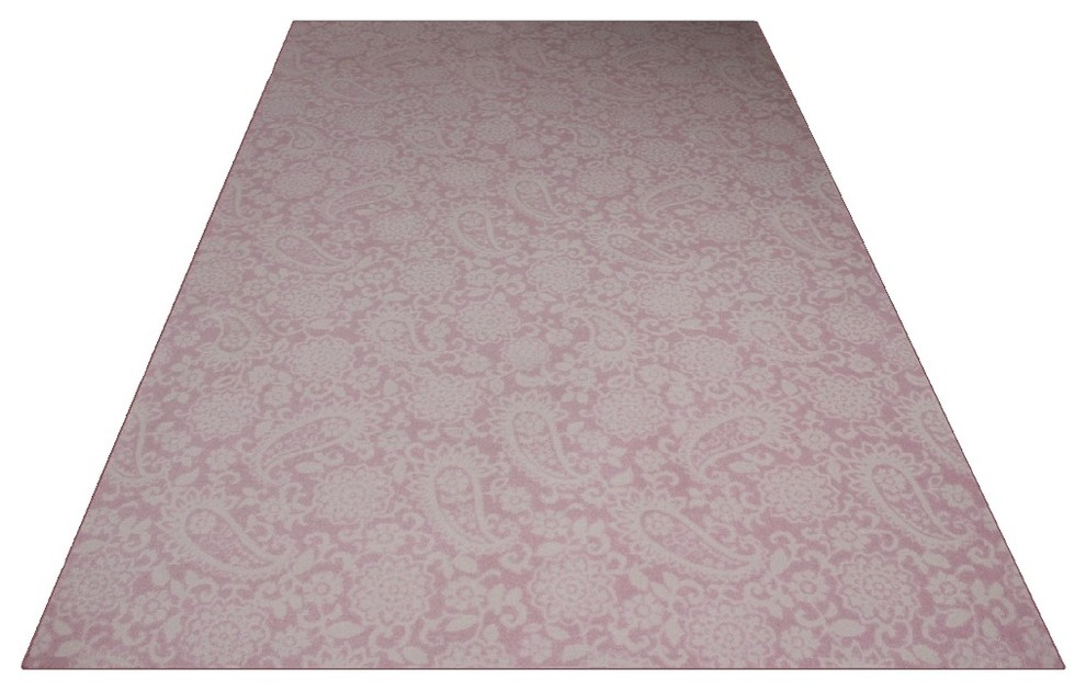 4'x6' Petal Pastels Blush, Carpet Rug, 40 oz Nylon