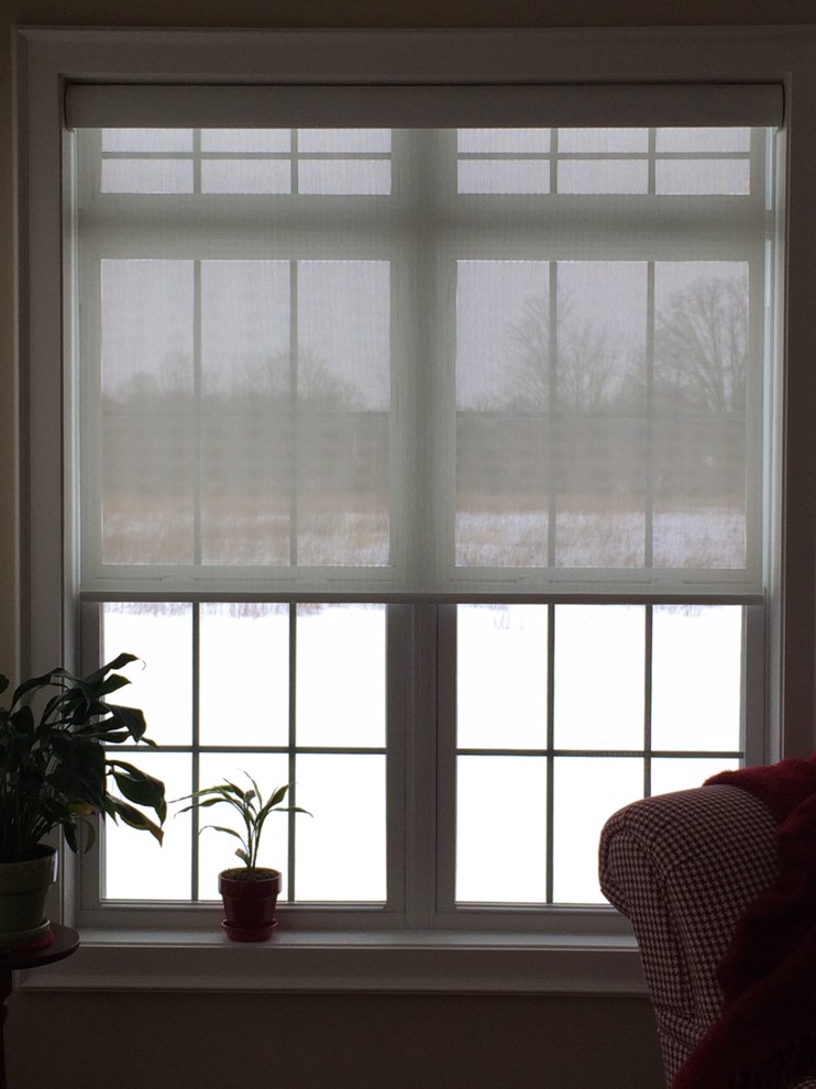 Looking for window treatment ideas to cover transom window in kitchen