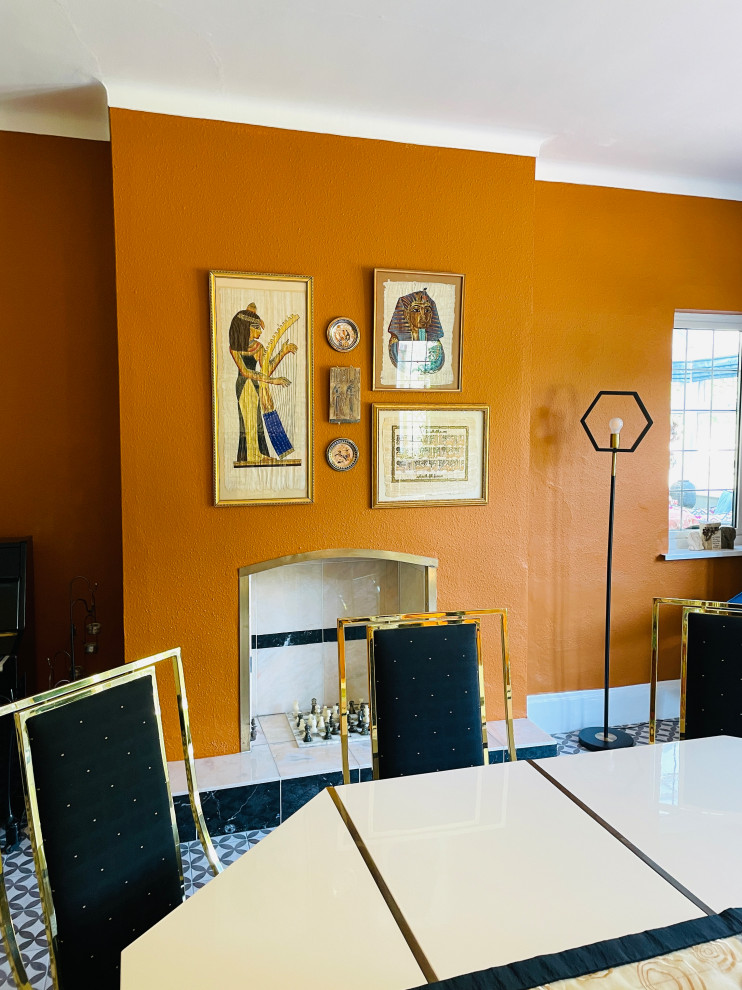 Warm Cinnamon Dining room in Sutton