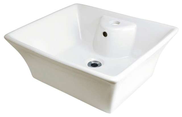 Polaris P051VB Bisque Porcelain Vessel Sink