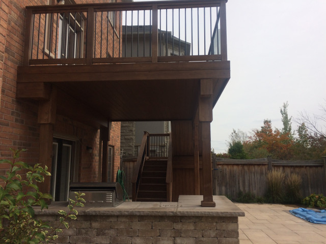 Deck Staining modern-terrace