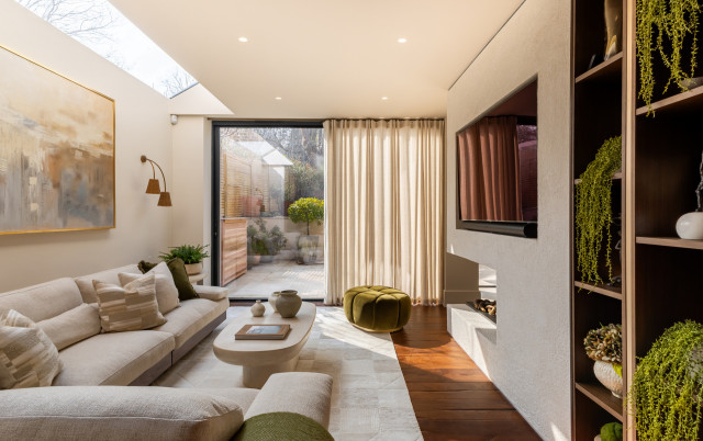 Highgate House contemporary-vardagsrum