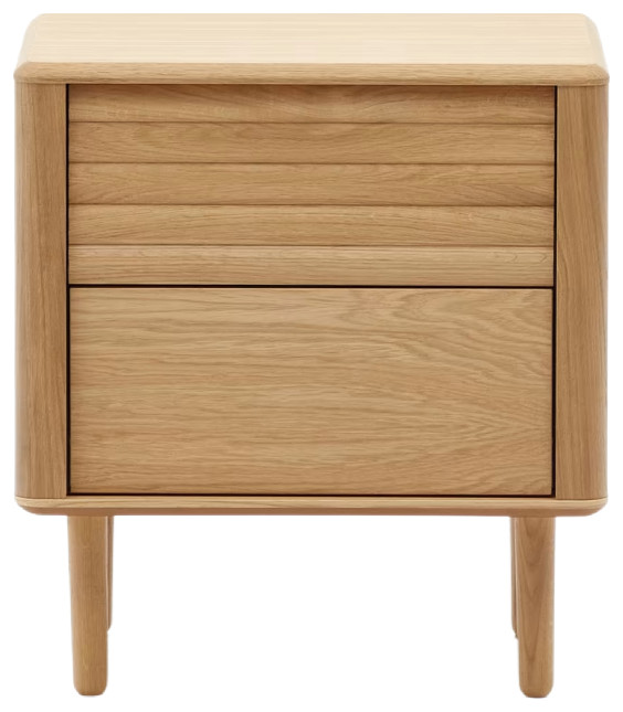 Japandi Style Bedside Table La Forma Lenon Contemporary Nightstands And Bedside Tables