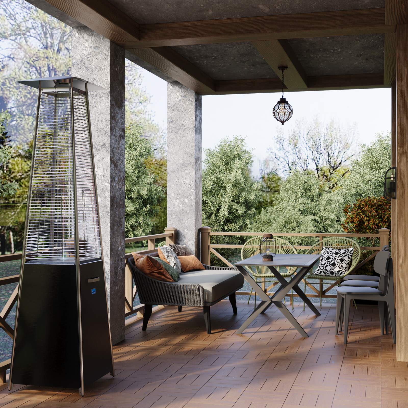 Дизайн 2х этажного дома в стиле эклектика