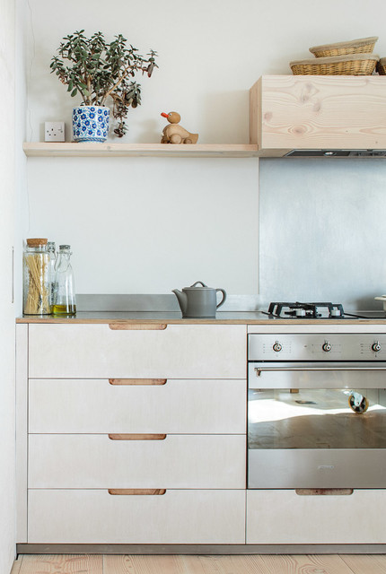 Contemporary Eco Kitchen in the Cotswolds skandinavisk-koek