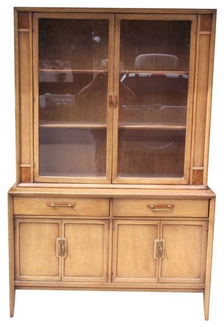 Vintage Drexel China Hutch Sideboard - Meridian - Storage Cabinets ... Vintage Drexel China Hutch Sideboard - Meridian - Storage Cabinets ...
