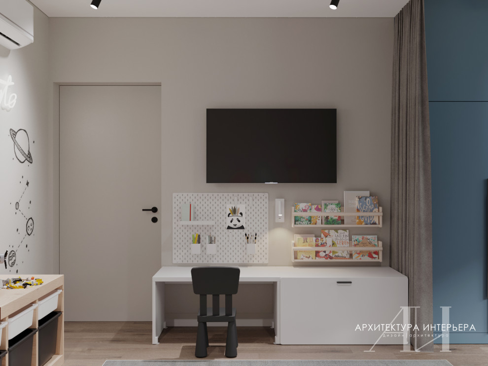 Квартира 67 м2 в доме серии П-44Т в Москве для семьи с двумя детьми