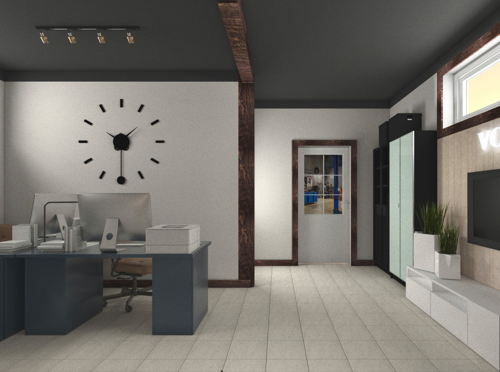 Зона ожидания автосервиса Volvo