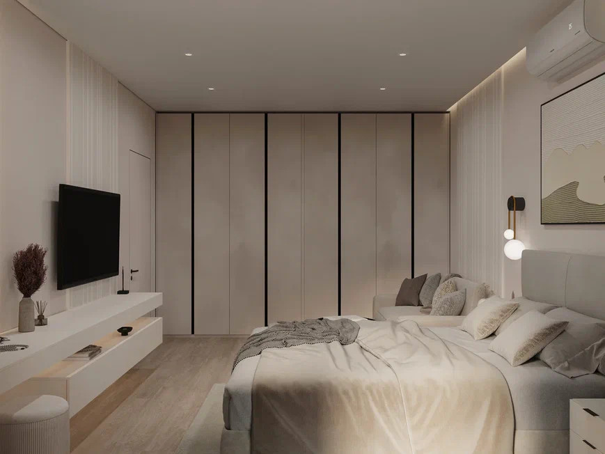 Проект квартиры для молодой семейной пары в современном стиле