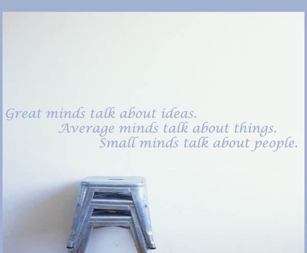Great Minds Vinyl Wall Decal businessquotes09, Pink, 42 in.
