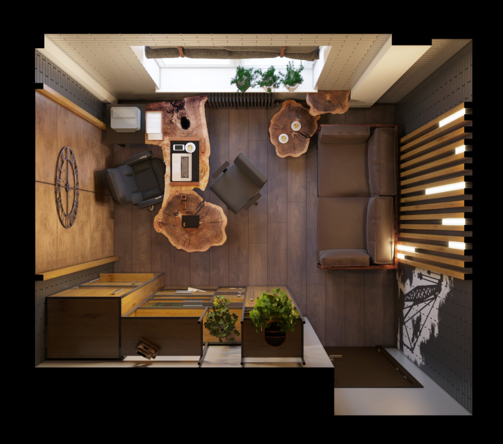 3D визуализация. Небольшой офис, г. Киев.