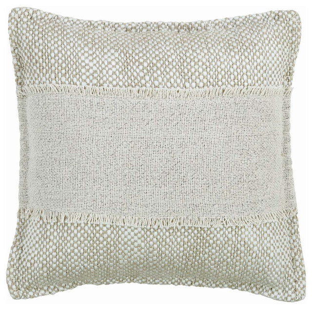 Neve Patchwork Filled Pillow 16 X16 Farmhouse Decorative