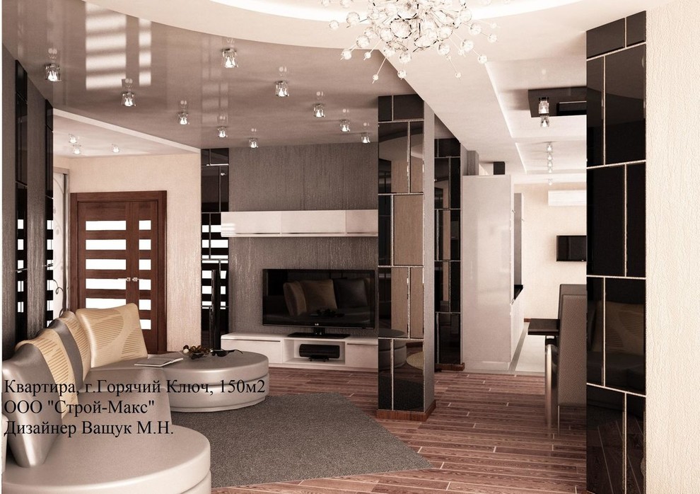 Разработка дизайн-проекта квартиры 150 м2 в городе Горячий ключ
