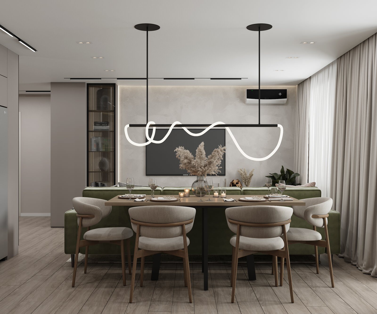 Дизайн интерьер квартиры в светлых тонах