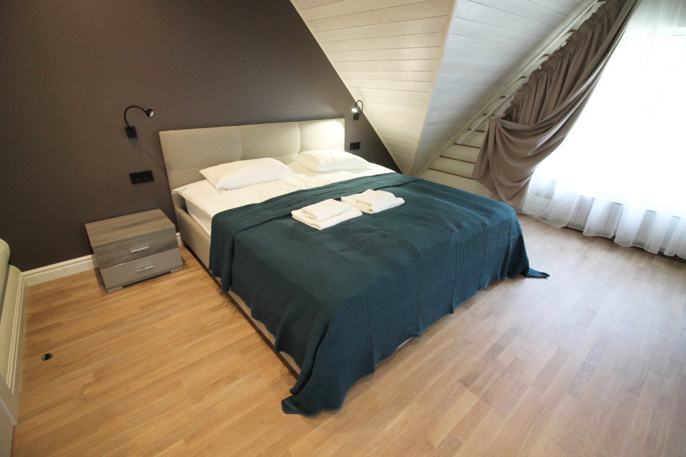 Срубовой коттедж 38 в п.Рощино, Ленинградская обл. Царство-Королевство