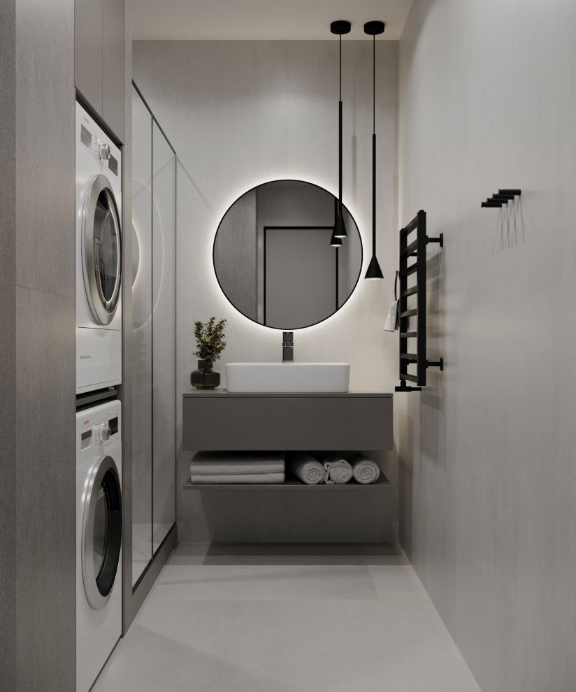 Квартира в серых оттерках. Современный стиль