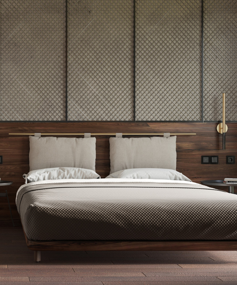 Спальня в стиле лофт