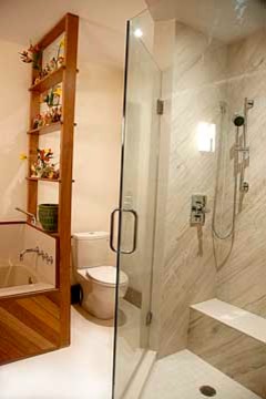 Reclaimed Mahogany Bathroom
