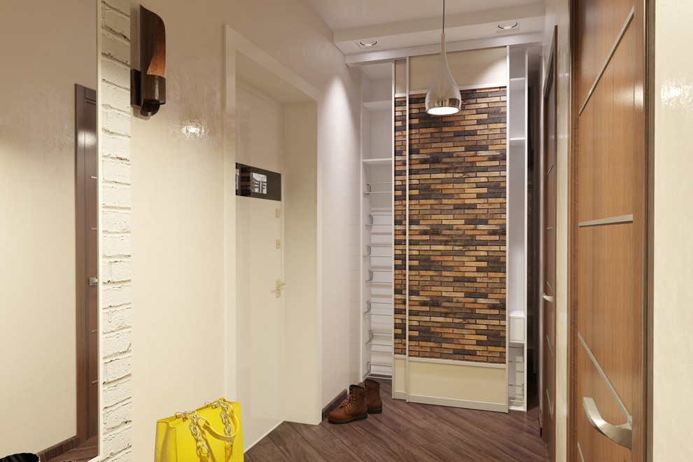 Дизайн двухкомнатной квартиры в стиле хай-тек