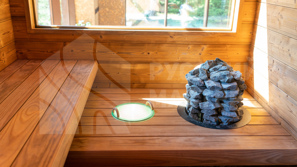 Сауна с уникальной финской электрокаменкой Mondex Rakka