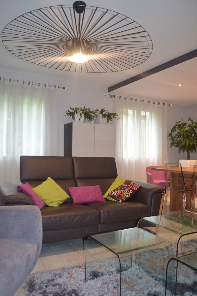 Réalisation d'un salon design.