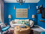 Transitional Living Room by Demi Ryan Home