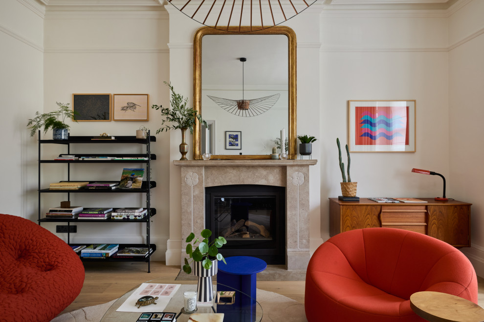 Parisian style reception room and office