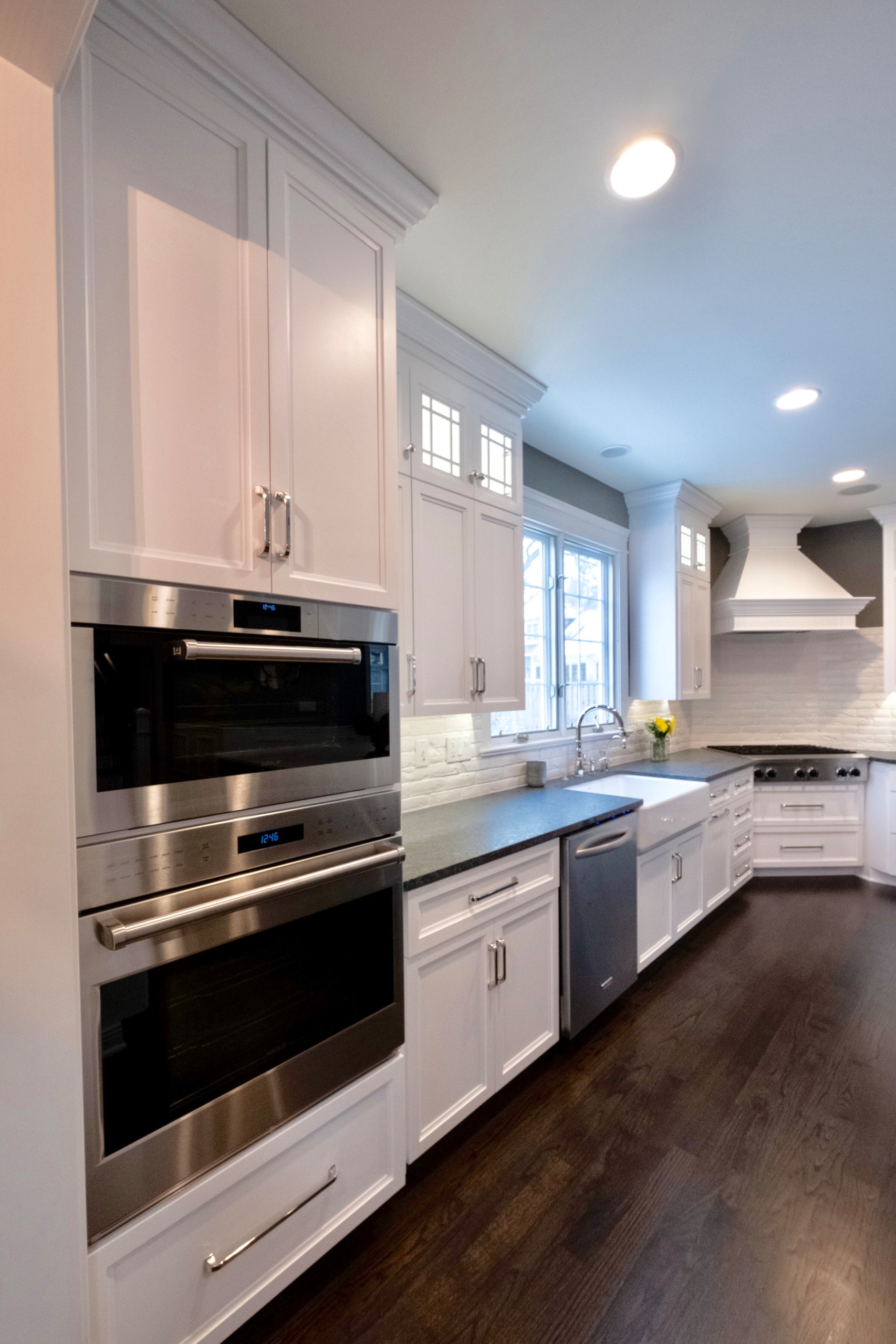 Farmhouse Kitchen, Home Bar and Mudroom