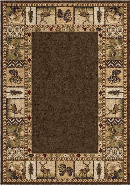Orian Oxford High Country Sienna Area Rug - Rustic - Area Rugs - by ...