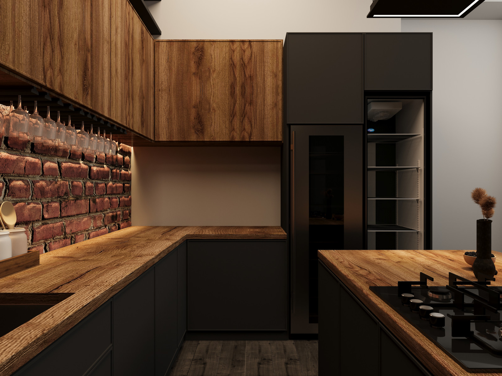 Кухня в стиле лофт