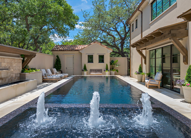 Infinity Edge & Overflow Pools middelhavsstil-pool