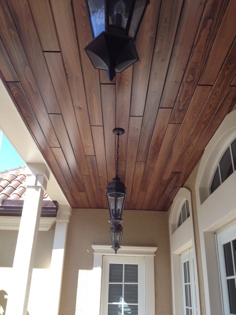 Tongue Groove Ceiling Level 1 Exterior Miami By William