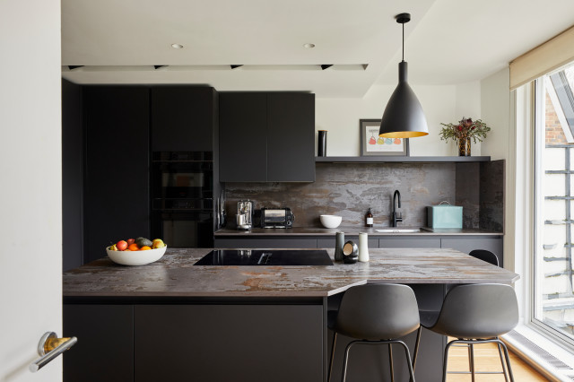 Blackheath Black Kitchen contemporary-kitchen