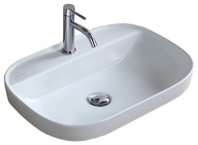 white ceramic drop in bathroom sinks