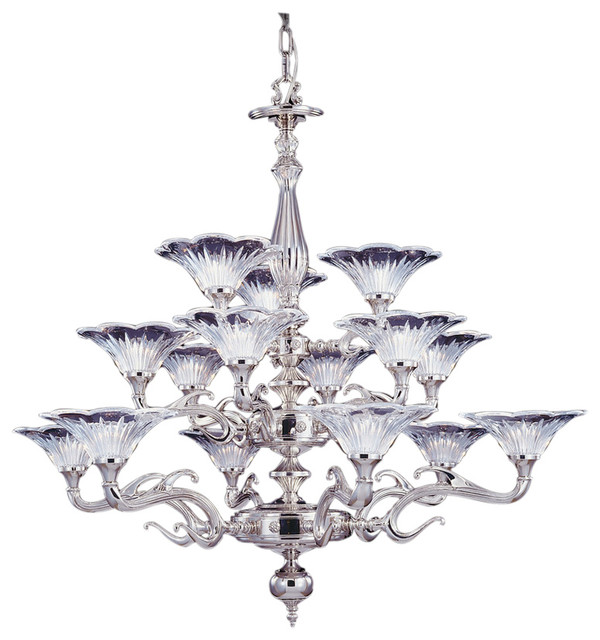 15Light Geneva Foyer Chandelier, Mahogany Bronze Traditional