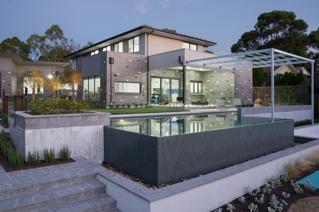 Infinity Lap Pool moderne-pool
