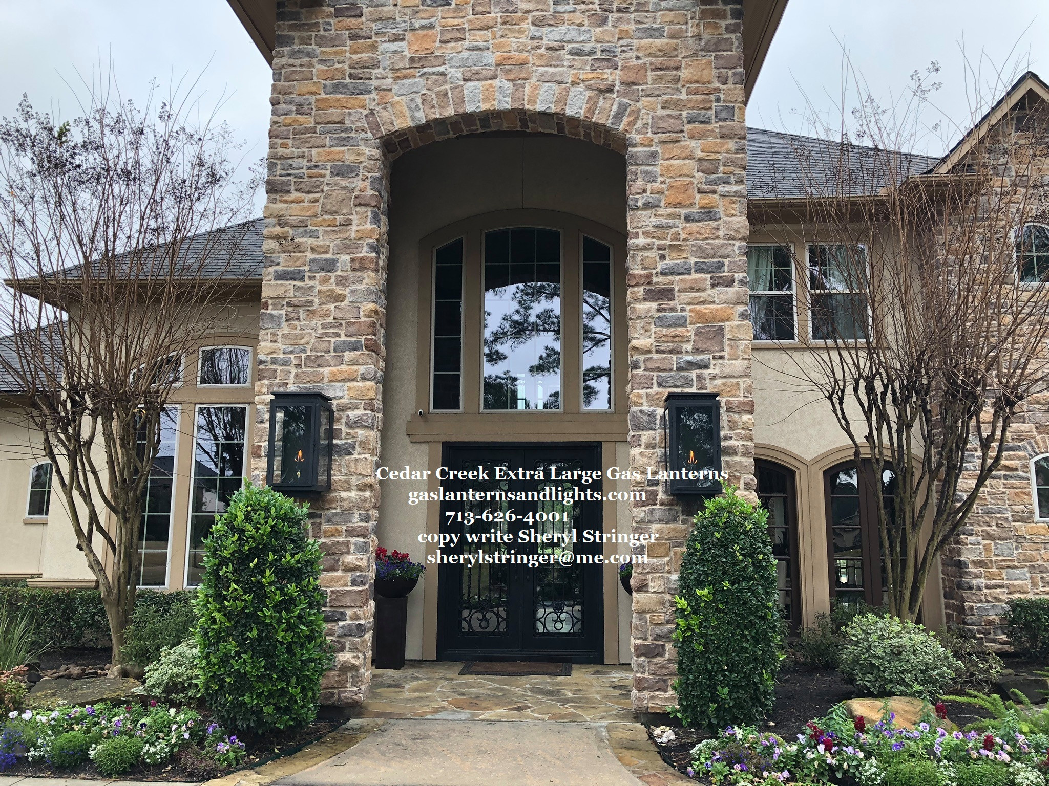 Sheryl's Cedar Creek Transitional Gas Lantern