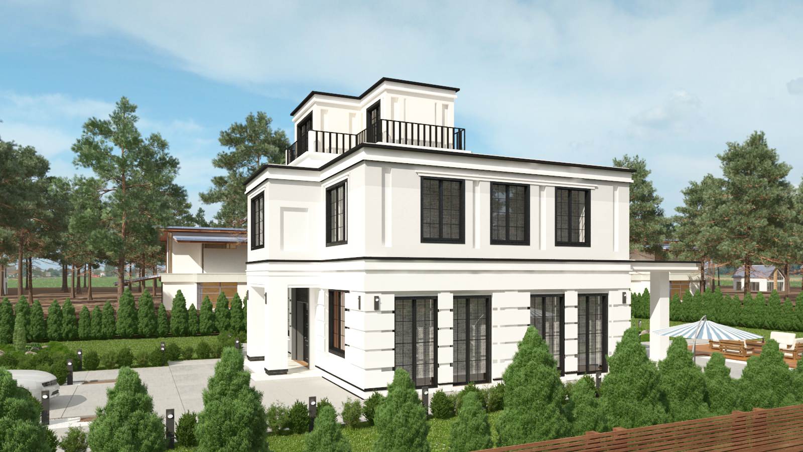 Дом в стиле АРТ-ДЭКО