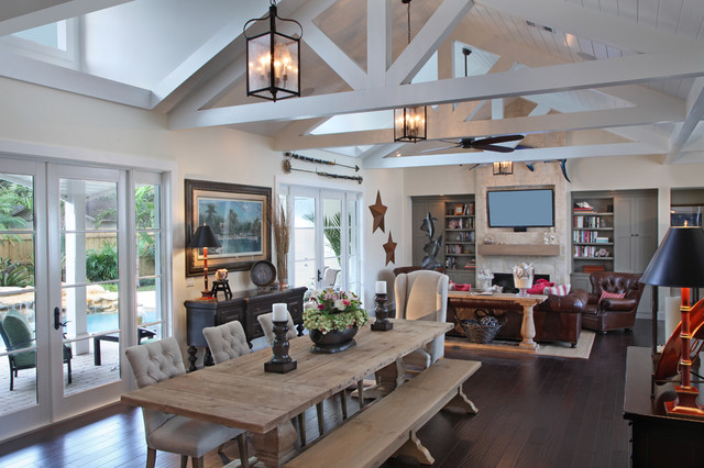 New Florida rustic-dining-room
