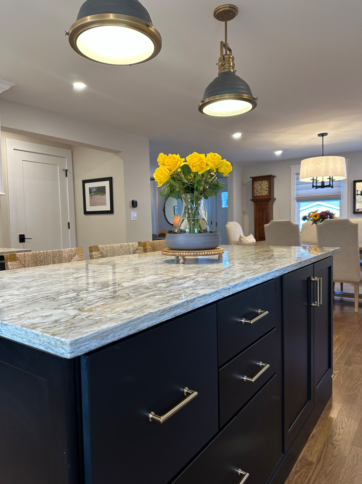 Transitional kitchen photo in Boston
